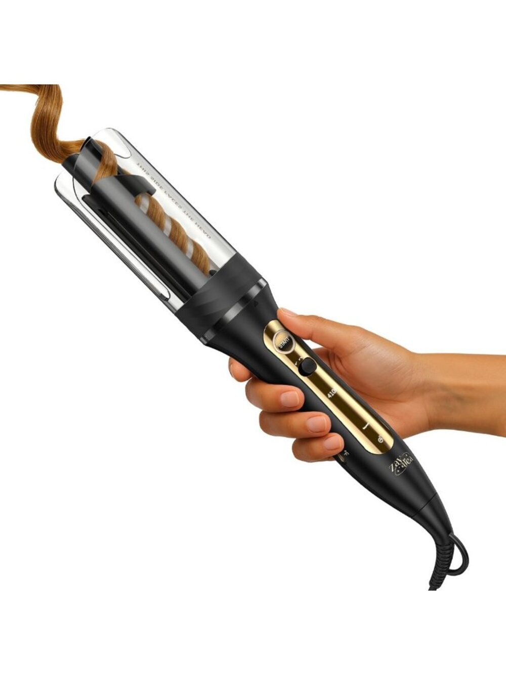 Automatic Rotating Curling Iron for Long Hair - Easy, Fast Curls & Waves